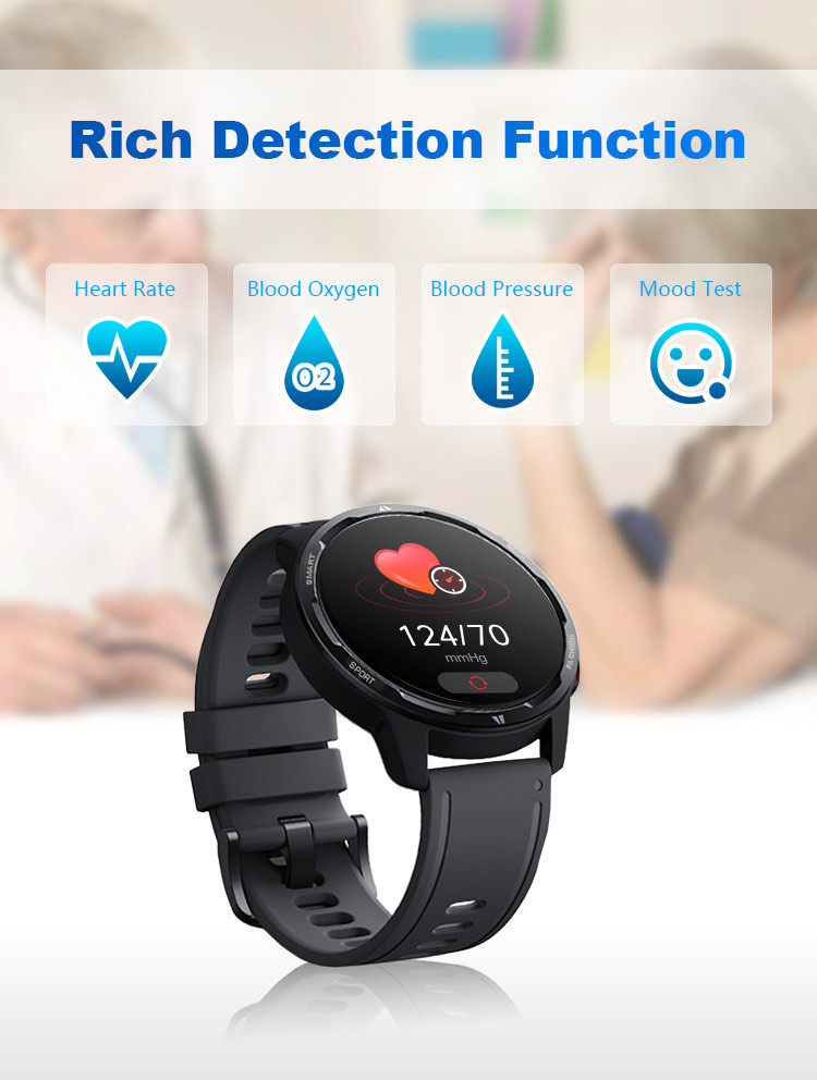 22mm Silicone Shell Fitness Tracker Smart Watch With Bluetooth Calling 260mAH