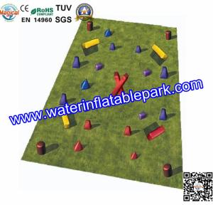 China PVC tarpaulin Inflatable Paintball Bunker , Inflatable Bunkers Paintball wholesale