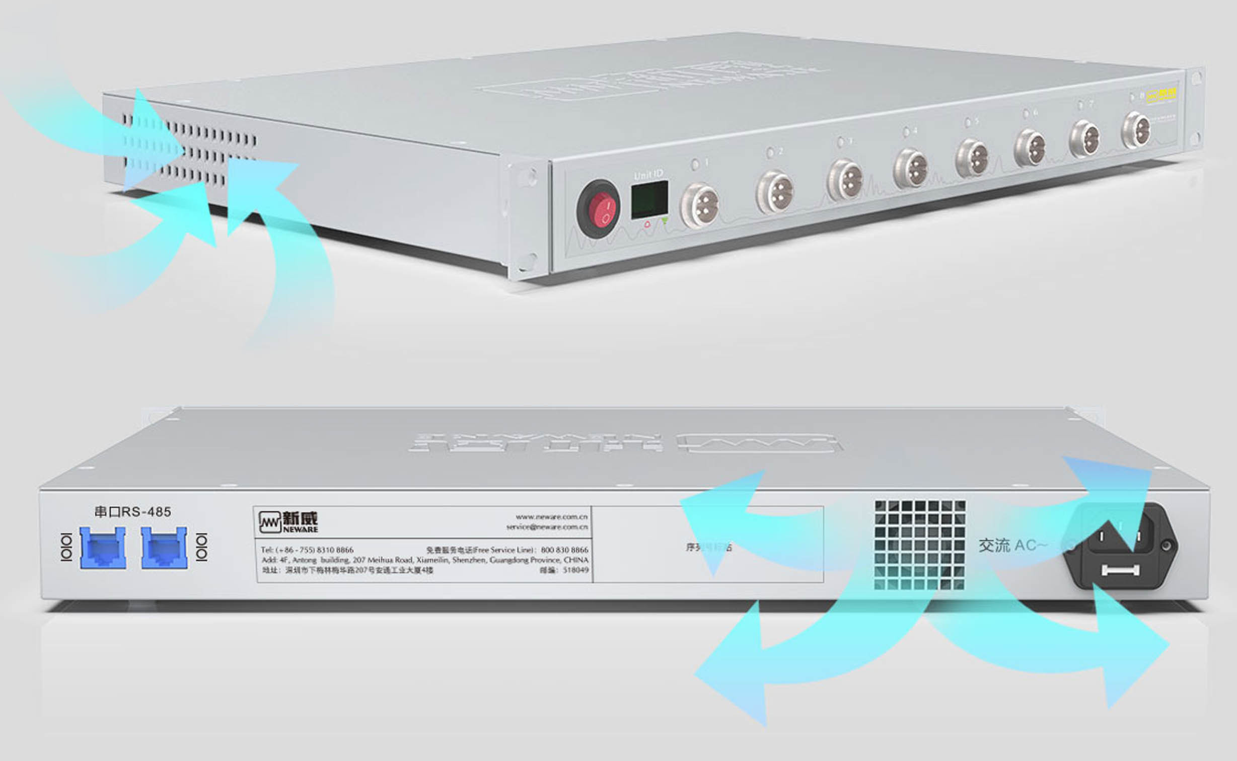 8CH Coins Battery Management System Testing Neware Three Electrodes Material Charger