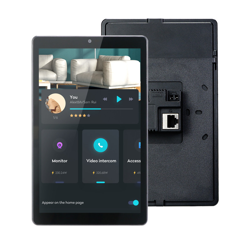 8 Inch Smart IOT Control Panel , Industrial Poe Android Tablet 800x1280