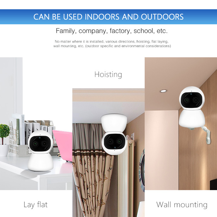 1080P Real Time Image Wireless CCTV Camera With Night Vision ABS Material