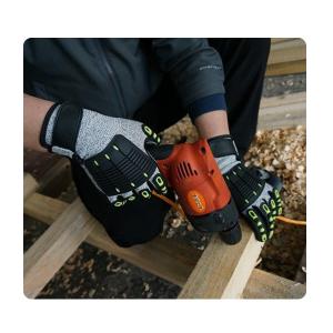 China Warehousing Puncture And Abrasion Resistant Impact Safety Nitrile Gloves wholesale