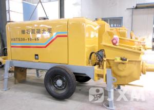 China Stable Performance Trailer Mounted Concrete Pump HBTS90-18 wholesale