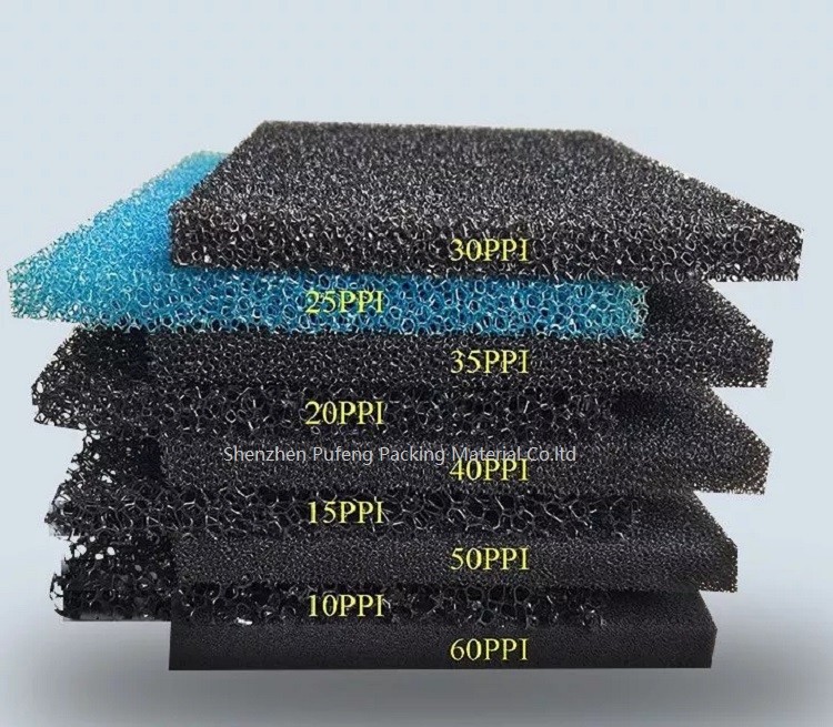 PORON HH48C Highly Flame Etardant 1.2mm Black Urethane Foam For Electronics Closed Cell Foam