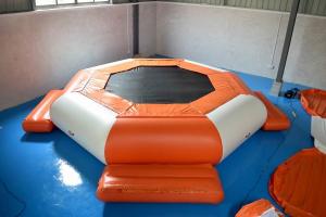 China TUV Certificate Inflatable Floating Water Trampoline For Lake wholesale