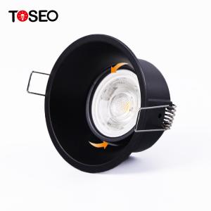 China Slim 85mm Cut Out Anti Glare Downlights Deep Cup Black Living Room Ceiling Lights wholesale