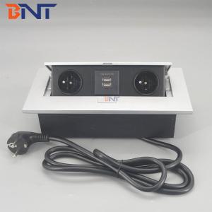 China Zinc Alloy Hidden Office Room Table Pop Up Socket Outlet wholesale