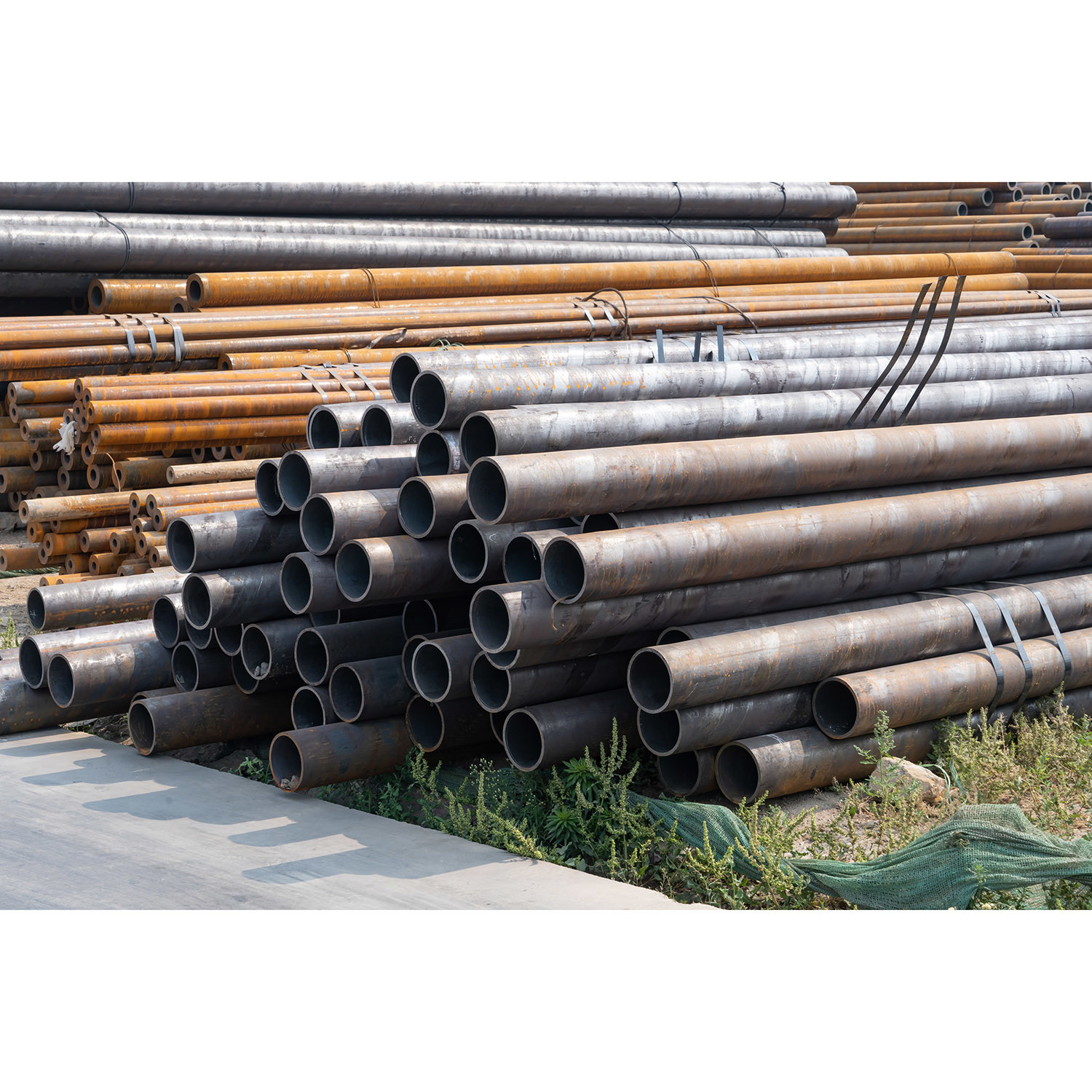 Rectangle Carbon Steel Pipes 0.8 - 50mm For Industrial Use
