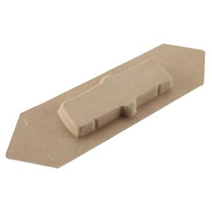China Biodegradable Paper Recyclable Bamboo Pulp Tray Triangle Toy Lower wholesale