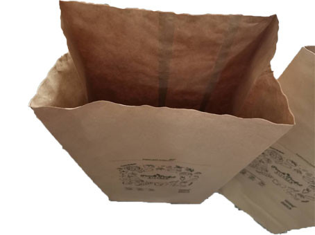 Double Layers Brown Kraft 120g/M2 Charcoal Paper Bags