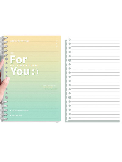 Elegant Notebook Hardcover Book Printing with Customized Page Count