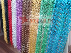China Decorative Fly Screen Anodized Aluminum Chain Curtain wholesale