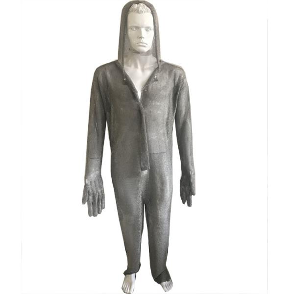 Stainless Steel Chainmail Shirt Anti Cutting For Defend Against Shark , 500N