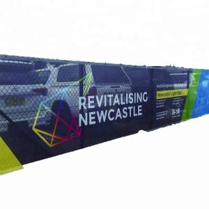 China Vinyl Mesh Banner Printing Portable Large Vibrant Signage Weatherproof wholesale