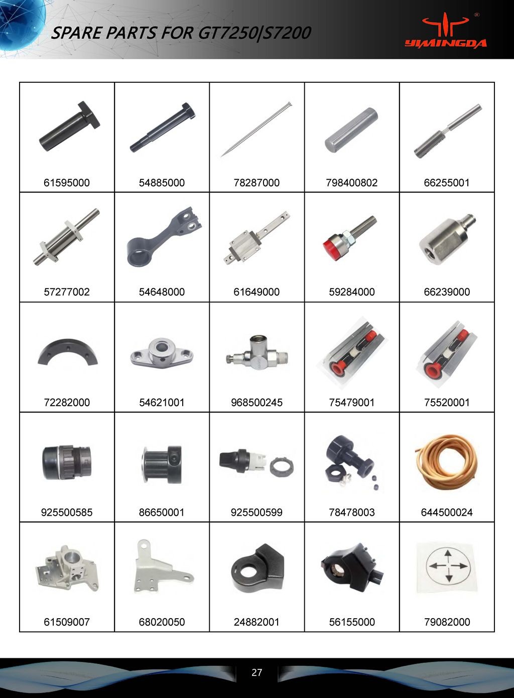 Auto Cutter Parts Number 64484020 Pulley Drill Dual Hd Motor Drive For Cutter Machine S-93-7