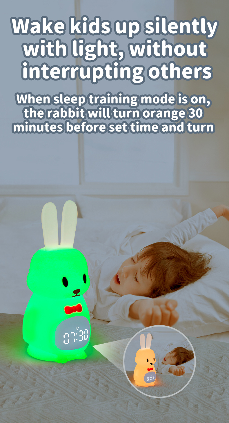 Rechargeable Usb Touch Baby Cute Bunny Night Light Dimmable Led Nigh Light