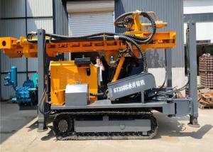 China Large 70rpm Water Well Tophammer Crawler Mounted Drill Rig wholesale