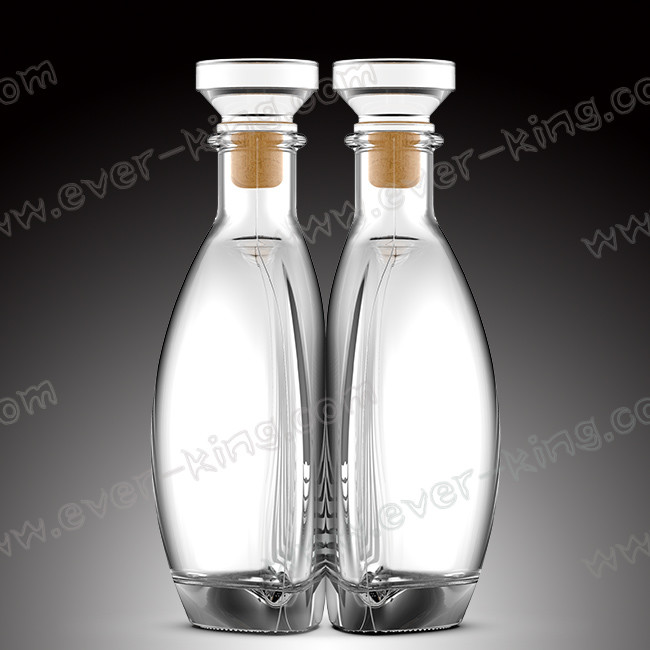 OEM Custom Crystal Wholesale Glass Bottle Stopper With Polymer