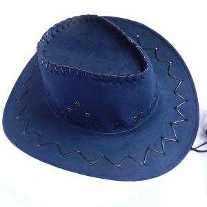 China Child And Adult Suede Cowboy Outdoor Boonie Hat , Waterproof Promotional Bucket Hats wholesale