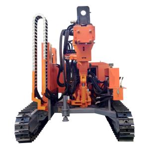 China 115HP Diesel Engine Solar Hydraulic Pile Driver 100mm - 400mm Drilling Dia wholesale