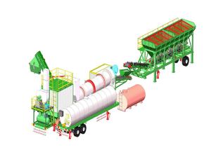 China 20TPH to 120TPH Continuous Asphalt Mixing Plant / Asphalt Drum Mixers wholesale