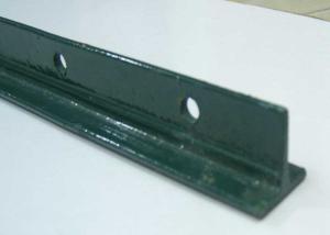 China l8' painted colors 18 Holes Steel Fence T Post wholesale