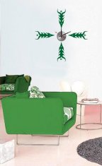DIY Home Crystal Fish Designer Wall Sticker Clocks 10D005