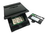 RS232 Contact Smart Card Reader , Desktop Card Reader ISO 14443