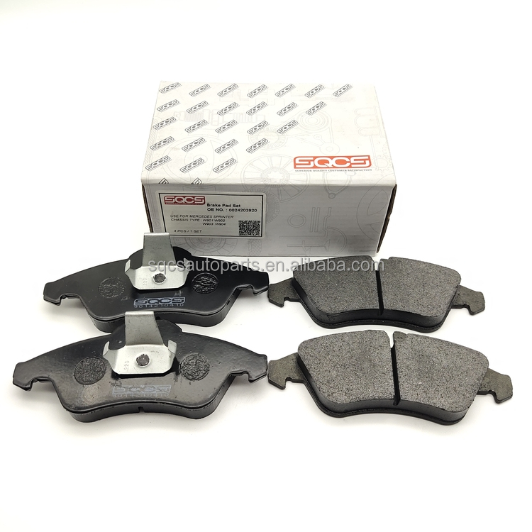 OEM Size SQCS Brake Pad for Mercedes Benz Sprinter 0024203920 and Disc Brake System