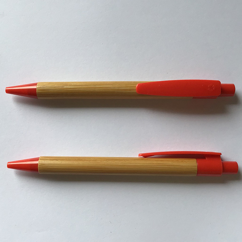 Recycled bamboo pen and customized silk printing logo or for promotion