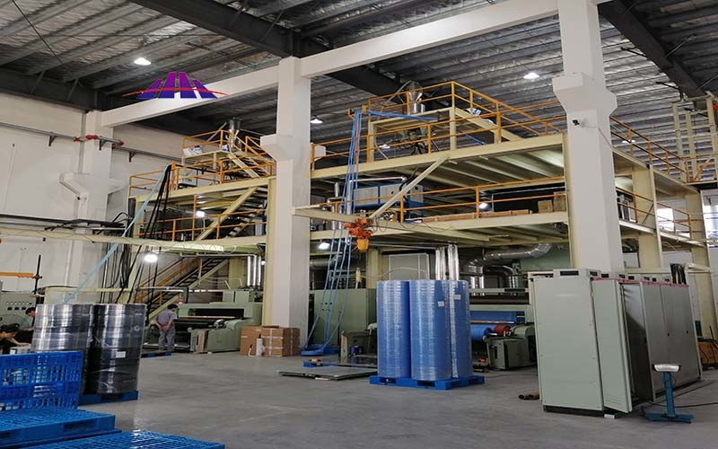 150m/Min 380V Non Woven Fabric Making Line Nonwoven Textile Machinery