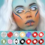 Magic Color Prescription Cosplay Contact Lens Uniqso Makima 14.5mm