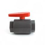 OEM Manufactured PVC Two-Piece Ball Valve STANDARD Thickness Round Handle Free