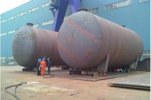 China Liquid Ammonia Carbon Steel Storage Tank 18m 75 Ton wholesale