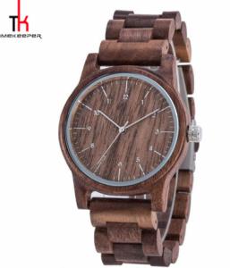 China Unisex Timekeepr Wooden Wrist Watch , Red Sandalwood Watch Miyota Movement wholesale
