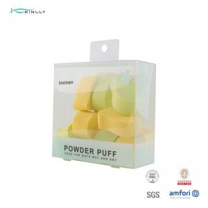 China 5pcs Makeup Beauty Sponge Cute Fruit Mango Shaped Beauty Blender Sponge wholesale