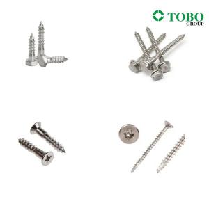 China DIN571 Galvanised Pan Flat Truss Cylinder Head Stainless Steel Self Tapping Hex Lag Wood Screws wholesale
