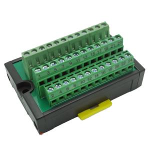 China PLC Wiring Distribution Board Terminal Blocks Plate 24 Ways Universal wholesale