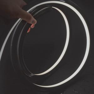 China Black LED Neon Light Rope WHT 3500K 1615 Vertical Bending wholesale