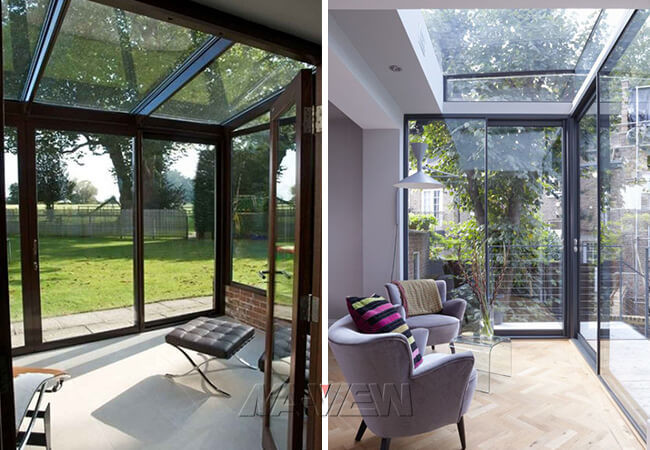 Aluminium Covered Screen Porch Villa Screen In Existing Porch