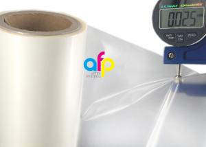 China 15 - 32 Micron BOPP Laminating Roll Film , Polyester Laminating Film / Coin wholesale