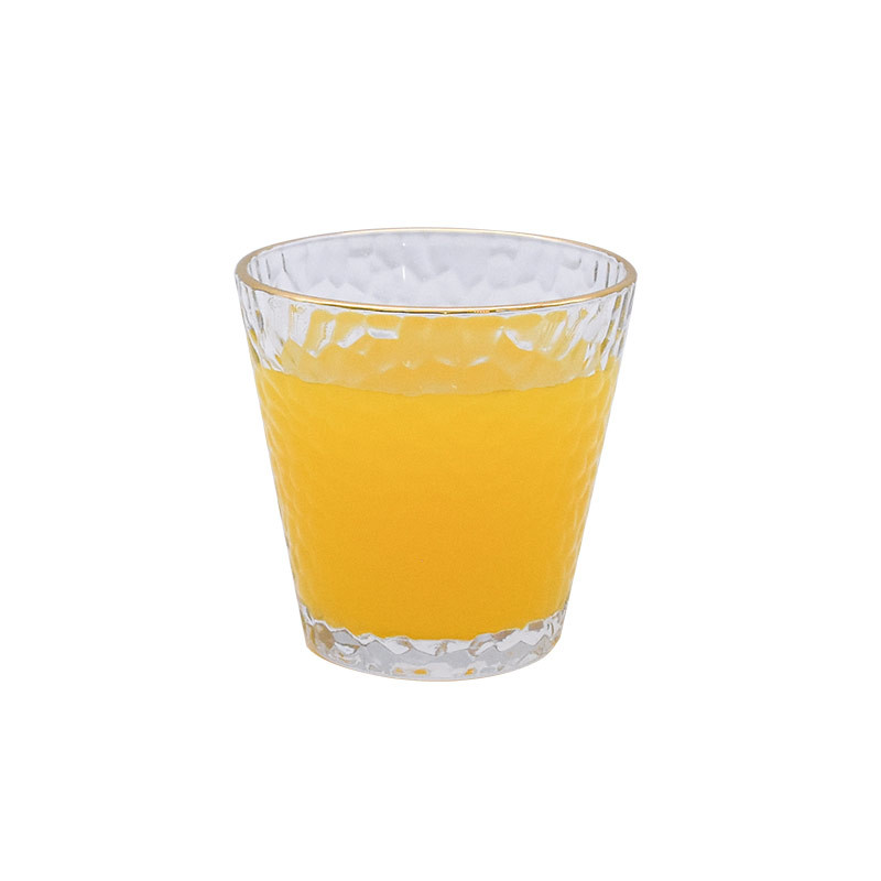 Non Slip Cadmium Free 300ml Glass Drinking Juice Cups