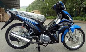 China GR110-E11 BLUE 110cc Cub Motorcycle Riders 1250mm Wheelbase 4.6 kw wholesale