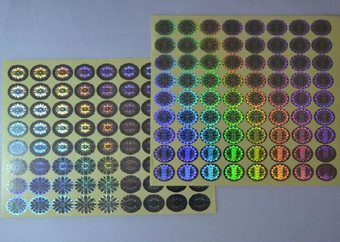 Tamper Evident 3D Custom Holographic Labels For vial Label Box Packaging