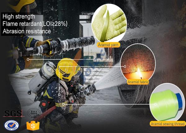 Quality Industry Workwear / Coverall Kevlar Aramid Fabric 0.45mm Lightweight for sale