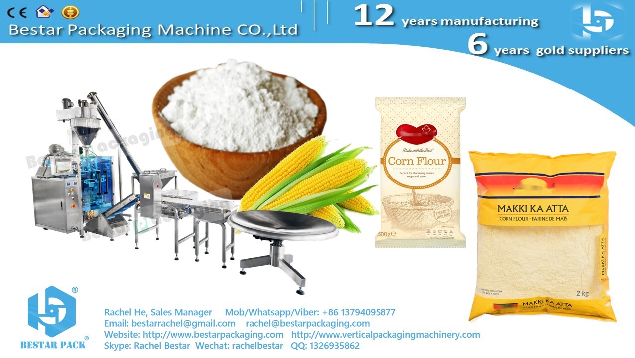 Corn flour packaging machine 1kg 2kg 5kg flour pouch BSTV-650DZ