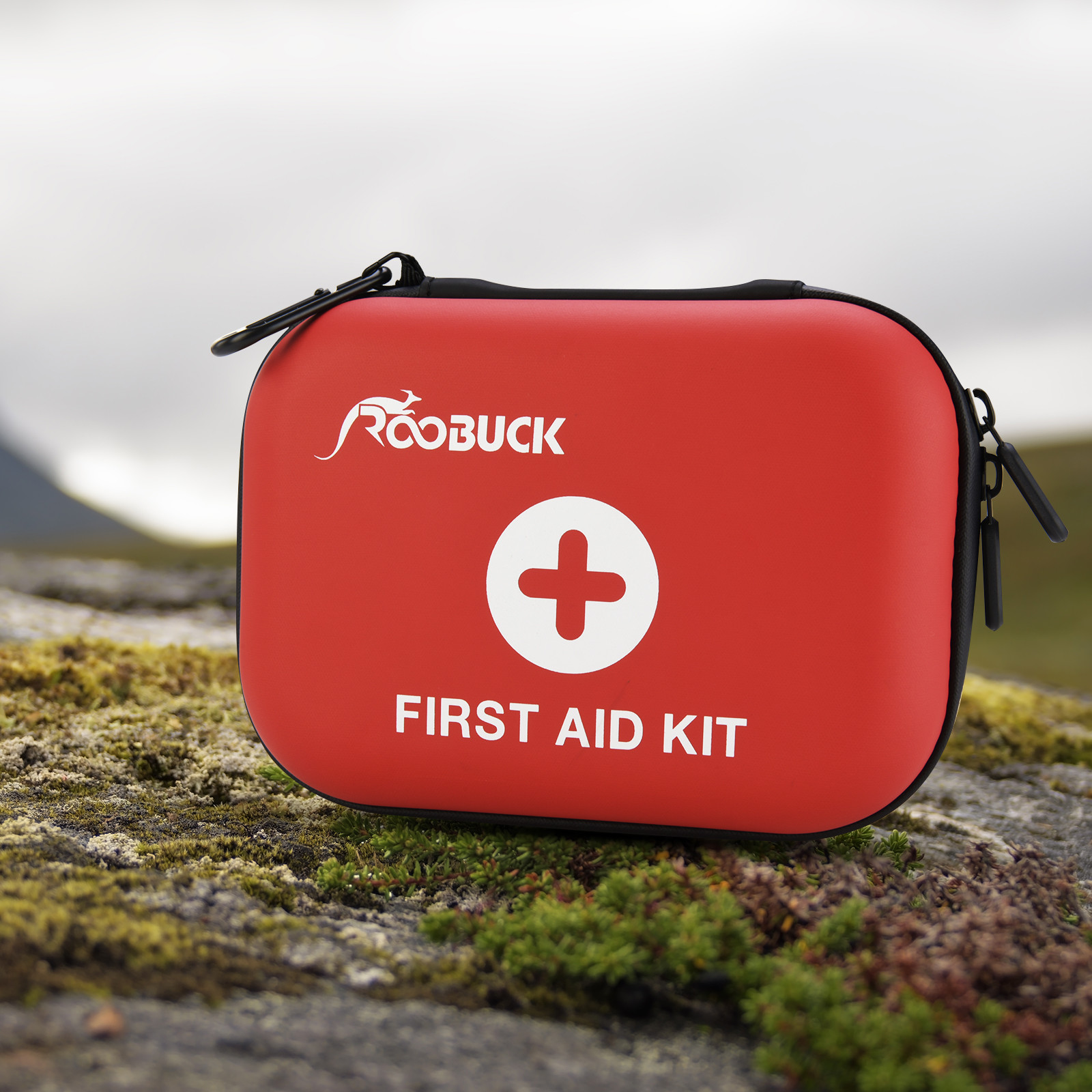 FTFK-05 First Aid Kit For Hiking, Backpacking, Camping, Travel, Car & Cycling With Red