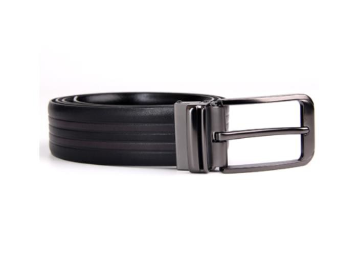 Casual 100% Pure Cow Leather Men's Pin Buckle Belt