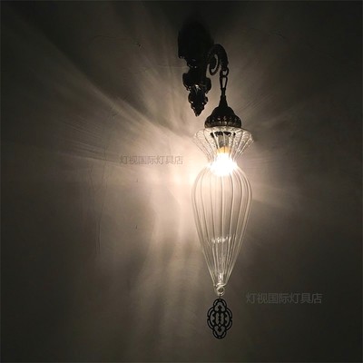 Turkey retro living room bedroom restaurant coffee shop hotel rustic pendant lamp(WH-DC-27)