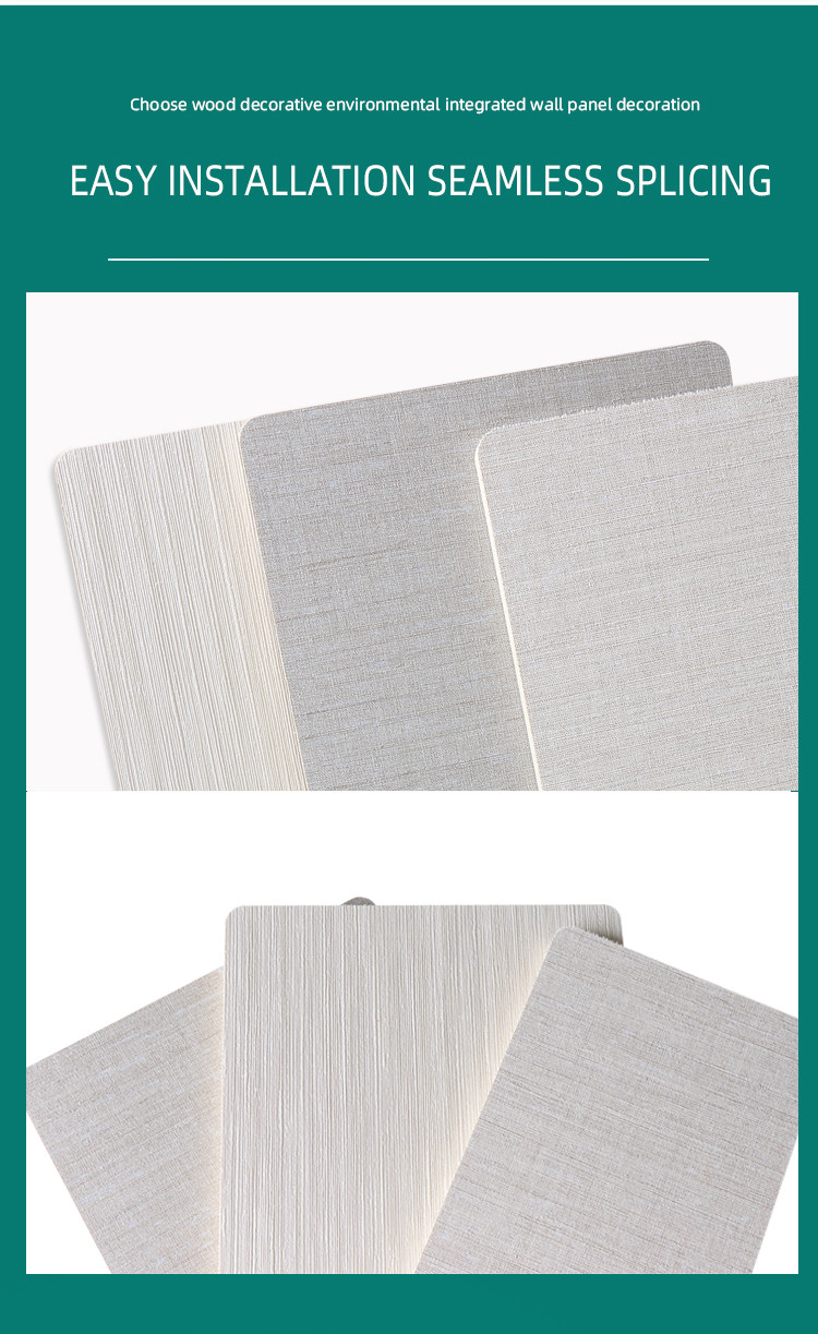 Formaldehyde-Free And Environmentally Friendly Bamboo Wood Fiber Fabric Wall Panel